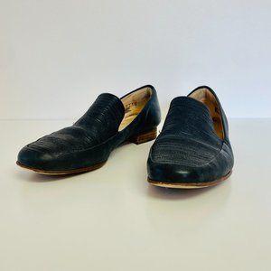 CLARKS black leather loafer